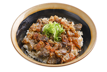Beef Tendon Donburi Rice Bowl
